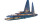 Modern Mega Yacht Vinyl Car Decal Sticker – Waterproof & UV-Resistant 8"