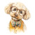 Happy Toy Poodle Vinyl Car Decal Sticker – Waterproof & UV-Resistant 8"