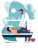 Doctor Checking Moles Vinyl Car Decal Sticker – Waterproof & UV-Resistant 8"