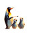 Penguin Painting Family Vinyl Car Decal Sticker – Waterproof & UV-Resistant 8"