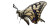 Swallowtail On Burdock Vinyl Car Decal Sticker – Waterproof & UV-Resistant 8"