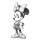 Minnie Mouse Vinyl Car Decal Sticker – Waterproof & UV-Resistant 8"