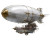 Steampunk Dirigible Vinyl Car Decal Sticker – Waterproof & UV-Resistant 8"