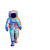 Neon Spacewalk Astronaut Vinyl Car Decal Sticker – Waterproof & UV-Resistant 8"