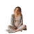 Happy Pregnant Woman Vinyl Car Decal Sticker – Waterproof & UV-Resistant 8"