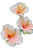 Sparkling Hibiscus Painting Vinyl Car Decal Sticker – Waterproof & UV-Resistant 8"