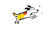 Leaping Cartoon Dog V2 Vinyl Car Decal Sticker – Waterproof & UV-Resistant 8"