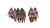 Fleeing Mongolian Soldiers Vinyl Car Decal Sticker – Waterproof & UV-Resistant 8"