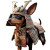 Samurai Pinscher Vinyl Car Decal Sticker – Waterproof & UV-Resistant 8"