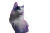 Majestic Tortoiseshell Cat Vinyl Car Decal Sticker – Waterproof & UV-Resistant 8"