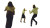 Dancing Office Workers Vinyl Car Decal Sticker – Waterproof & UV-Resistant 8"