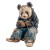 Urban Panda Scene Vinyl Car Decal Sticker – Waterproof & UV-Resistant 8"