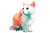 Cute Cat V20 Vinyl Car Decal Sticker – Waterproof & UV-Resistant 8"