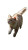 Cute Cat Chasing Butterflies Vinyl Car Decal Sticker – Waterproof & UV-Resistant 8"