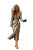 Elegant Blonde In Trenchcoat Vinyl Car Decal Sticker – Waterproof & UV-Resistant 8"
