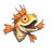 Pixel-Art Fish Tree Vinyl Car Decal Sticker – Waterproof & UV-Resistant 8"
