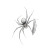 Elegant Spider Illustration Vinyl Car Decal Sticker – Waterproof & UV-Resistant 8"