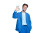Stylish Man Gesturing Vinyl Car Decal Sticker – Waterproof & UV-Resistant 8"