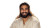 King Jesus Portrait Vinyl Car Decal Sticker – Waterproof & UV-Resistant 8"