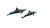 Underwater Dolphins Vinyl Car Decal Sticker – Waterproof & UV-Resistant 8"