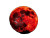 Big Red Moon Vinyl Car Decal Sticker – Waterproof & UV-Resistant 8"