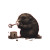 Mole Eating Key Vinyl Car Decal Sticker – Waterproof & UV-Resistant 8"