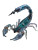 Biomechanical Scorpion V2 Vinyl Car Decal Sticker – Waterproof & UV-Resistant 8"