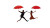 Dancing With Umbrellas Vinyl Car Decal Sticker – Waterproof & UV-Resistant 8"