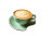 Man With Cappuccino Vinyl Car Decal Sticker – Waterproof & UV-Resistant 8"