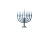 Glowing Hanukkah Menorah Vinyl Car Decal Sticker – Waterproof & UV-Resistant 8"
