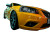 Yellow Car Front Vinyl Car Decal Sticker – Waterproof & UV-Resistant 8"
