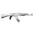 Silver Ak47 Vinyl Car Decal Sticker – Waterproof & UV-Resistant 8"