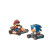 Mario Vs Sonic Race V2 Vinyl Car Decal Sticker – Waterproof & UV-Resistant 8"