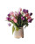 Tulips In Vase Vinyl Car Decal Sticker – Waterproof & UV-Resistant 8"