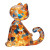 Space Cat Figure Vinyl Car Decal Sticker – Waterproof & UV-Resistant 8"