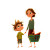 Pleading Little Boy Vinyl Car Decal Sticker – Waterproof & UV-Resistant 8"