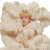Feathered Fashion Portrait Vinyl Car Decal Sticker – Waterproof & UV-Resistant 8"