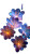 Luminous Fantasy Flowers V2 Vinyl Car Decal Sticker – Waterproof & UV-Resistant 8"