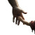 Helping Hand V2 Vinyl Car Decal Sticker – Waterproof & UV-Resistant 8"