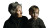 Elderly Woman And Grandson Vinyl Car Decal Sticker – Waterproof & UV-Resistant 8"