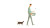 Cat With Litter Box Vinyl Car Decal Sticker – Waterproof & UV-Resistant 8"