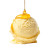 Yellow Ice Cream Scoop Vinyl Car Decal Sticker – Waterproof & UV-Resistant 8"