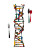 Dna Helix Utensils Vinyl Car Decal Sticker – Waterproof & UV-Resistant 8"