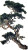 Ancient Pine Painting Vinyl Car Decal Sticker – Waterproof & UV-Resistant 8"