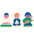 Babies Playing Instruments Vinyl Car Decal Sticker – Waterproof & UV-Resistant 8"