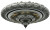 Retro-Futurist Saucer Vinyl Car Decal Sticker – Waterproof & UV-Resistant 8"