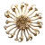 Golden Bone Sculpture Vinyl Car Decal Sticker – Waterproof & UV-Resistant 8"