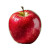 Fresh Red Apple V2 Vinyl Car Decal Sticker – Waterproof & UV-Resistant 8"