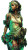 Cyberpunk Warrior Woman V3 Vinyl Car Decal Sticker – Waterproof & UV-Resistant 8"