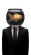 Goldfish In Suit V2 Vinyl Car Decal Sticker – Waterproof & UV-Resistant 8"
